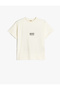 T-Shirt City Printed Short Sleeve Crew Neck Cotton