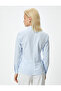 Business Poplin Shirt Long Sleeve Classic Collar with Piping - 4