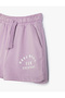 2 Pack Shorts Sweatshirt Slogan Print Detailed Cotton - 7