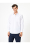 Oxford Shirt Long Sleeve Pocket Detail Cotton Blend Regular Fit - 3