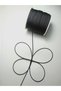 1.5 mm 45 Meters Black Color Parachute Cord Macrame Bracelet Cord Necklace Jewelry Design Cord