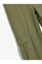 Cargo Pants Wide Leg Elastic Waist Cotton - 3