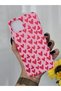 iPhone 14 Plus / 15 Plus Compatible Velvet Launch Heart Printed Case - 4