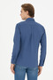 Men's Navy Blue Long Sleeve Shirt 50279432 -Vr033 - 5
