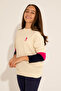 Girl's Cream Melange Sweater 50276992-Vr159 - 3