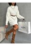 Patterned Low Sleeve Knitwear Tunic