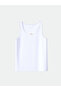Lcw Kids White Crew Neck Girls' Undershirt Set of 2 - 3