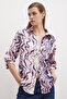 Wave Effect Basic Shirt Pink - 3