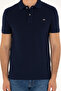Men's Slim Fit Polo Neck Navy Blue Basic T-Shirt 50279610-Vr033 - 6