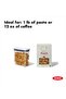 All Rectangular Storage Container with Lid 1.2 L White