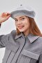 Women's Winter Stylish French Painter Plain Knit Beret Hat - 3