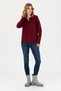 Women's Burgundy Basic Knitwear Cardigan 50276236-Vr014 - 4