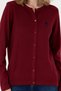 Women's Burgundy Basic Knitwear Cardigan 50276236-Vr014 - 6