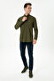 Men's Khaki Long Sleeve Shirt 50276312-VR027 - 4