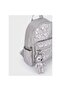 Heart Patterned Backpack - Gray - 2