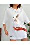   Digital Printed T-Shirt - White