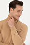 Men's Sand Melange V-Neck Sweater 50275844-Vr123 - 2
