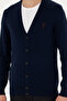 Men's Navy Blue Basic Knitwear Cardigan 50275843 -Vr033 - 6