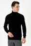 Men's Black Turtleneck Sweater 50277116-Vr046 - 3