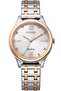 Women's Analog White Dial Watch - EM0506-77A