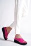 Women's Stylish Comfortable Wedge Heel Cross-Detail Slipper Emma - 2
