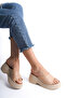Women's Slippers Thick Heeled Thick Banded Style and High Quality Slippers Lori - 2