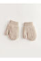Lw - Self Patterned Knitwear Baby Boy Gloves - 2