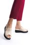Women's Wedge Heel Slippers with Buckle Detail, Stylish and Comfortable Slippers Jolie - 2