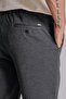 Men's Relaxed Fit Chino Trousers with Side Pockets and Elastic Waist, Anthracite - 8