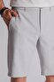Men's Classic Waist Slim Fit Chino Shorts with Side Pockets Gray - 8