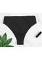 Black High Waist Bikini Bottom - 4