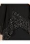 Women's Large Size Evening Dress, Thin Stone Printed Hijab Evening Dress Set - 3