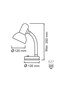 Bihter Spiral Table Lamp - White - with Switch - E27 - 048-009-0060B - 3
