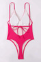 V-Neck Low-Cut Brazilian Cut Swimsuit - 2