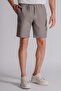 Men's Side Textured , Elastic Linen , Linen Textured Relaxed Fit Jogger Pants Shorts, Khaki - 4