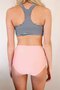 High Waist Striped Pink Tankini Bikini Set - 3