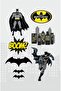 Batman Themed Birthday Party Supplies Set Toothpick Cake Decoration - 2