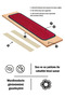 New Square Spotted Curl Carpet, Economical Step and Stair Mat, Pack of 16 - Burgundy - 4