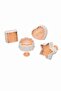 23-Piece Fun Press-On Cookie Cake Molds Christmas Themed Cookie Molds Christmas - 5