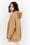 Women Sportswear Fit Long Sleeve Training Hoodie, Tan - 2