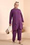Women's Hijab Clothing Large Size Hijab Double Set Ayrobin Trousers Tunik Set - 5
