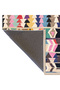 South Collection Multicolored Mixed Geometric Shapes Patterned Modern Decorative Carpet 13 - 5