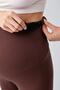 Corded Fabric Adjustable High Waist Stretchy Shaping Maternity Leggings F03 - 4