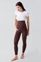 Corded Fabric Adjustable High Waist Stretchy Shaping Maternity Leggings F03