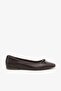 Raya Brown Genuine Leather Women's Ballerinas