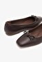 Raya Brown Genuine Leather Women's Ballerinas - 5