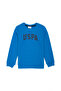 Children's Cobalt Blue Basic Crew Neck Sweatshirt 50273757-Vr077