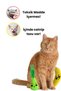 Cat Toy Set with Catnip, Plush Banana and Plush Pear Cat Toys - 2