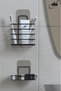 Stainless Adhesive Black Metal Bathroom Shelf Set of 4 Shower Shelf Shampoo Holder Soap Dish Toothbrush Holder Rack - 3