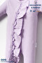 Baby Girl Long Sleeve Ribbed Frilly Jumpsuit - 5